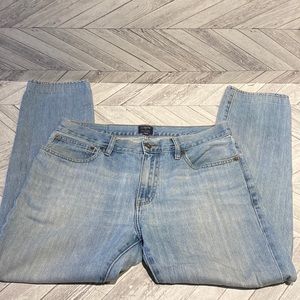 J.CREW THE DRIGGS MEN JEANS SIZE 32X32 COLOR LIGH BLUE